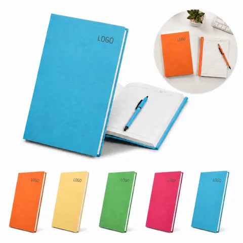 A5 PU Leather Notebook, Durable Journal for Writing &