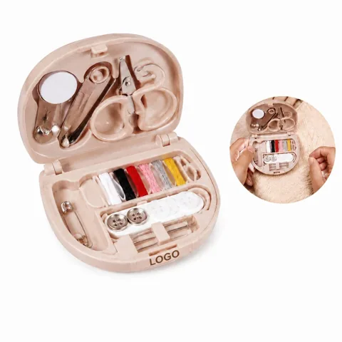 Portable Mini Sewing Kit with Essential Tools for Travel