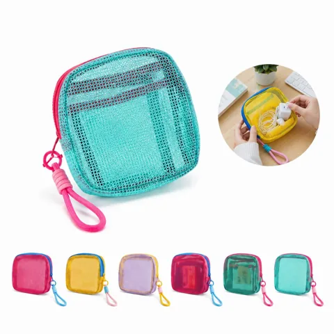 Breathable Mesh Travel Toiletry Bag with Multiple 2
