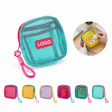Breathable Mesh Travel Toiletry Bag with Multiple