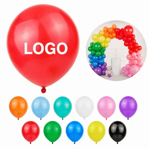 12 Inch Latex Balloons for Party Decorations, 50 Pack