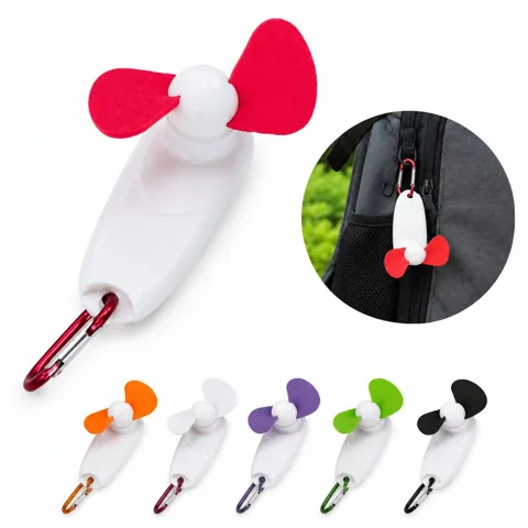 Portable Multi-Function Fan & LED Flashlight with Added Functionality 2