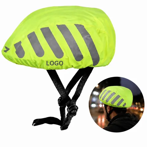 Reflective Waterproof Bike Helmet Rain Cover