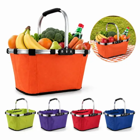 Foldable 600D Oxford Storage Box Picnic Basket 2
