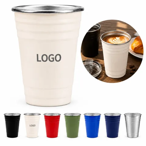 18 oz 304 Stainless Steel Auto-Seal Insulated Mug