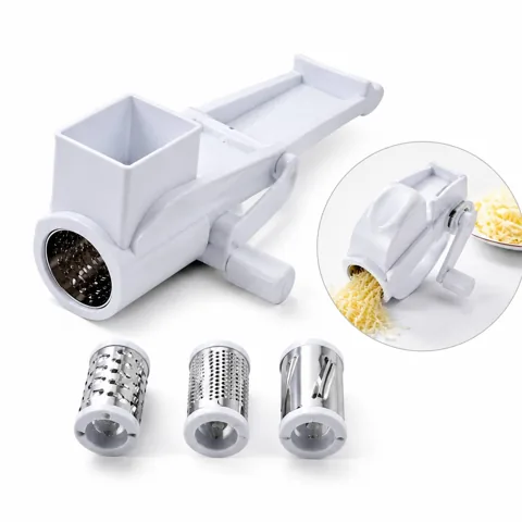 Stainless Steel Cheese Grater with Ergonomic Handle 2