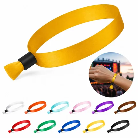 Disposable Adjustable Polyester ESD Wristband with Resistor 2