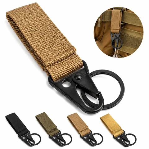 Heavy-Duty Nylon Carabiner Buckle for Tactical Gear & 2