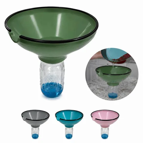 ABS Silicone Grease Drainage Bowl with Strainer Spout 2