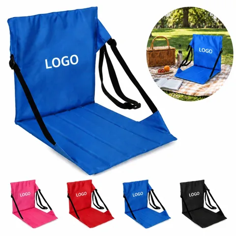 Roll-Up Stadium Seat Cushion with Mesh Pocket