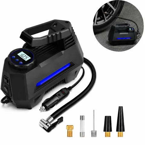 Portable Tire Inflator Air Compressor with Auto Shut-Off 2
