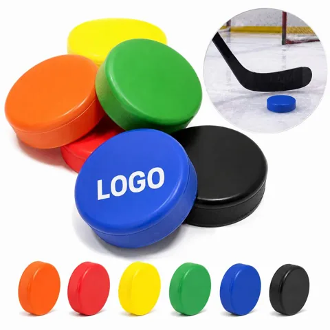 Customizable Hockey Puck Stress Reliever for Focus and Calm