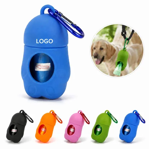 Durable Pet Waste Bag Dispenser with Clip for Leash