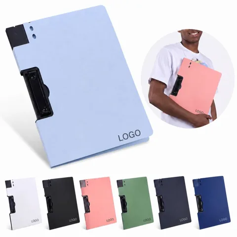 Vertical File Folder Clipboard with Secure Clip, Sturdy