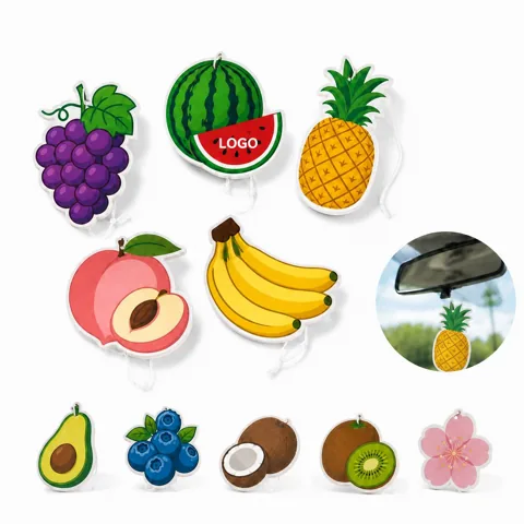 Custom Pulp Car Air Freshener, Personalized Color & Shape