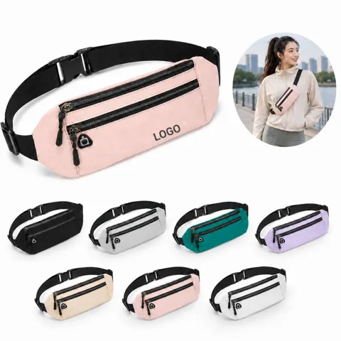 Water-Resistant Running Waist Pack with Multiple 1