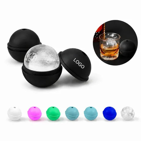 Round Ice Ball Maker Mold for Whiskey Cocktails,