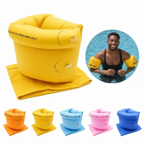 Adult PVC Inflatable Arm Float Rings for Swimming Buoyancy 2