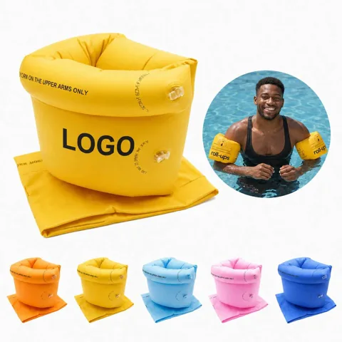 Adult PVC Inflatable Arm Float Rings for Swimming Buoyancy