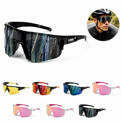 UV400 Windproof Sports Sunglasses with Case