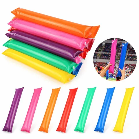 Inflatable Cheer Stick for Stadium Events, Lightweight & 2
