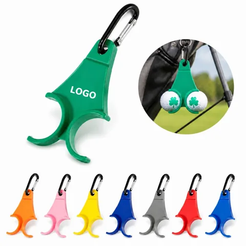 Durable ABS Golf Ball Holder with Clip for Belt or Bag