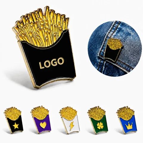 Custom Soft Enamel Pins 3.15 Inch Metal Logo Badges for Everyday Use