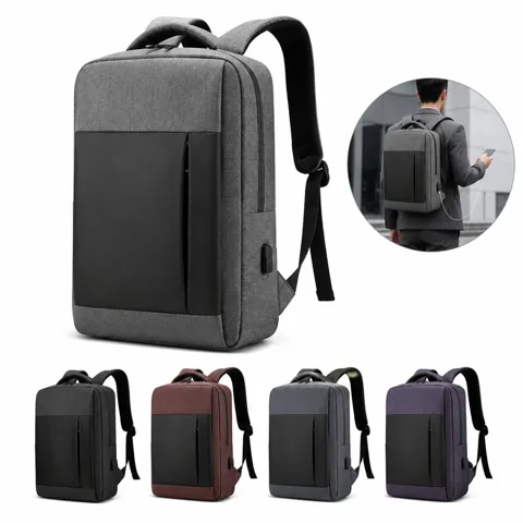 Quilted Laptop Backpack with Padded 15.6 Inch Compartments 2