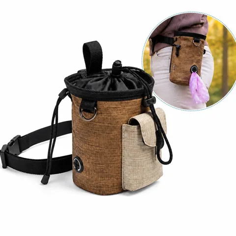 Adjustable Pet Training Waist Bag with Treat Pouch and More 2