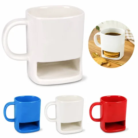 Wide-Rim Ceramic Mug for Coffee, Tea & Hot Chocolate 2