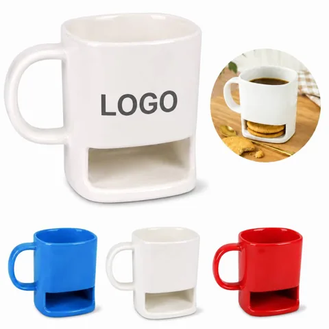 Wide-Rim Ceramic Mug for Coffee, Tea & Hot Chocolate