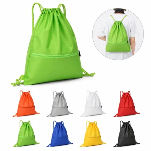 Custom Waterproof Drawstring Backpack for Sports Travel 2