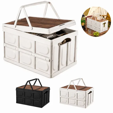 Collapsible Storage Bins with Handles for Home Organization 2