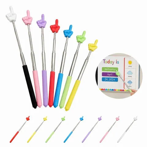 Telescopic Teaching Pointer Stick, Extendable Retractable 2