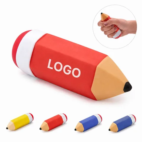 PU Pencil Stress Ball Squeeze Toy for Anxiety Relief