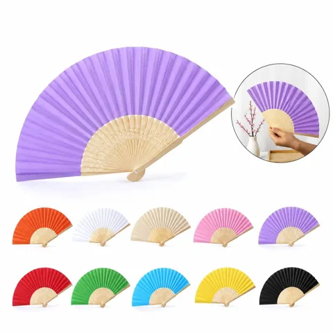 Folding Bamboo Hand Fan with Carry-Friendly Design 2