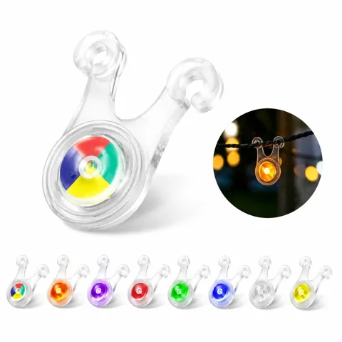 Mini LED Hanging Light with Hook, Waterproof for Indoor & 2