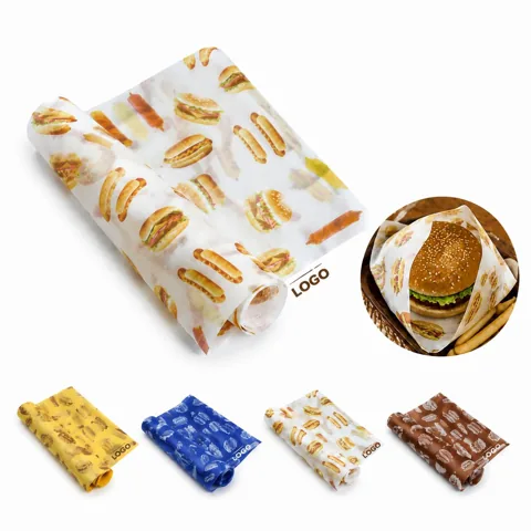 Customizable Greaseproof Food Paper for Wrapping and Baking