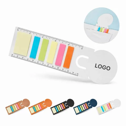 Multifunctional Bookmark Sticky Note Pad with Ruler 1