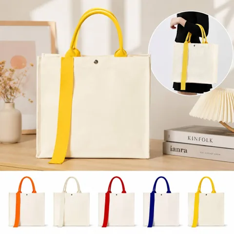 Heavy Duty Canvas Tote Bag with Reinforced Handles for Everyday Use 2