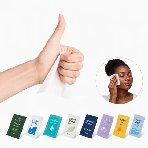 Premium On-the-Go Cleansing Wipes for Travel and Daily