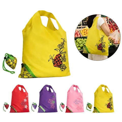 Foldable Fruit Grocery Tote with Compact Storage for Everyday Use 2