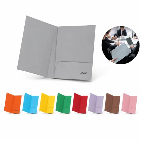 A4 Paper Folder with Pocket, Durable Document Organizer for Everyday Use