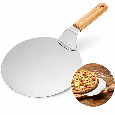 Stainless Steel Pizza Peel Spatula 10 Inch for Lifting 2