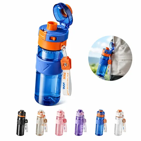 BPA-Free Copolyester Flip Lid Water Bottle with Carry Strap 2