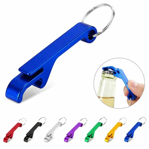 Personalized Metal Bottle Opener Keychain Gift 2