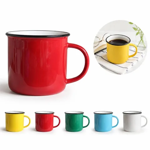 14 oz Ceramic Campfire Mug, Microwave & Dishwasher Safe 2
