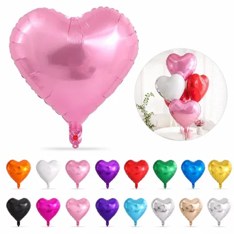 18 Inch Heart Foil Balloons for Valentine's Day Party Decor 2