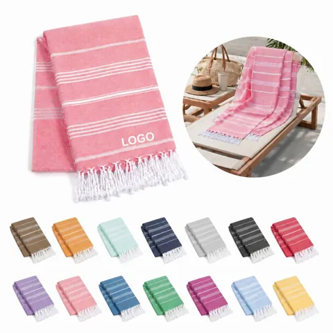 Quick-Dry XL Turkish Travel Towel, Sand-Free for Beach &