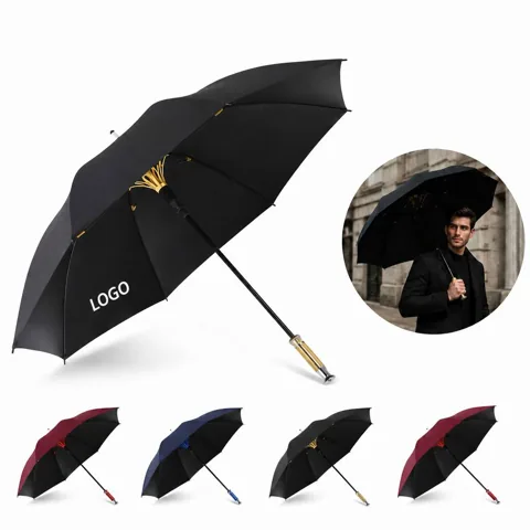 One-Touch Automatic Long-Handle Umbrella for Rain and Wind